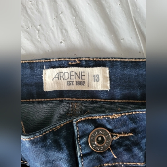 Ardene Dark Blue Jean Shorts, Size 13 (30) - Picture 3 of 3